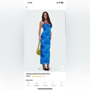 princess Polly Blue Wedding Guest Dress